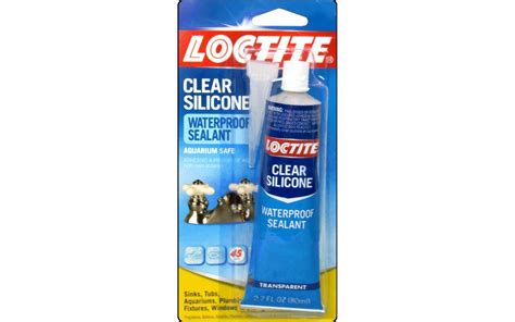 Loctite Clear Silicone Sealant, 2.7 fl oz, 1 Pack